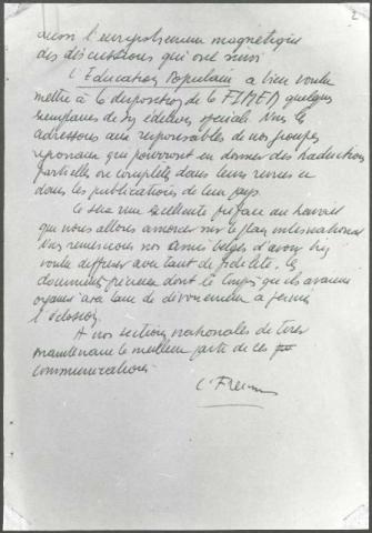 Compte-rendu du congrès FIMEM Bruxelles 1958 par Freinet